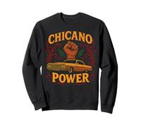 Chicano Power Mexican Latino Raza La Migra Chingon Lowrider Sweatshirt