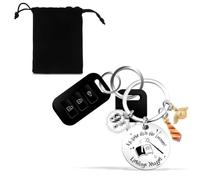 ChicAppeal Porte-clés Personnalisé Thème Magique - Ich liebe dich für immer! Lieblings Muggle - Hary Gifts Porte-clés, Cadeau Saint-Valentin Personnalisé, pour petite amie, amie, famille