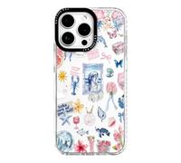 ChiCaseVer Coque pour iPhone 17 Pro, motif collage océanique avec créatures marines et texte de motivation, esthétique, inspirante, fine en TPU souple et protection d'appareil photo pour femmes et