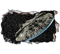 Chicbanners Star Wars V841 Sticker mural autocollant Motif Faucon Millenium 1000 mm x 600 mm