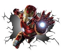 Chicbanners V00258 Poster Autocollant Effet Trou Mural 1000 x 600 mm