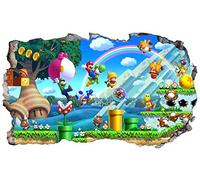 Chicbanners V301 Stickers Muraux 3D fenêtre XXL Autocollants DIY Poster Vinyle Papier Peint Wall Stickers Chambre Enfant Bébé Garçon Decoration 1000 mm x 600 mm