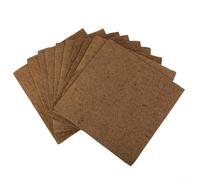 ChicBosom Lot de 10 tapis gigognes rectangulaires en fibre de coco pour poulailler, 30,5 x 25,4 x 15,2 cm (L x l x H), intérieur/extérieur