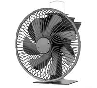 ChicBosom Ventilateur de poêle à bois, alimenté par la chaleur, 7 pales avec couvercle de protection, ventilateur écologique nouvellement conçu, ventilateur de cheminée thermique pour poêles à bois