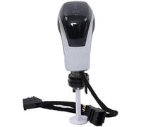 ChicBosomn Pommeau de levier de vitesse LED automatique pour Golf MK6 MK7 pour Passat B7 B8, pommeau de levier de vitesse LED pour pommeau de levier de vitesse automatique LED (lumière rouge argentée)