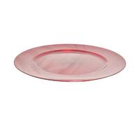 CHICCIE Assiette décorative en plastique rouge 40 cm festive élégante décoration de table