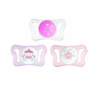 Chicco 00075121110000 Tétine Tétine ultra douce Ronde en silicone Rose