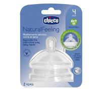 Chicco 00081035200000 Natural Feeling Tétine 4 Mois Débit Réglable