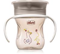 Chicco 360 Perfect X 12m+ tasse d’apprentissage avec supports Grey 200 ml