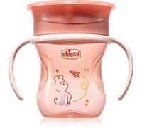 Chicco 360 Perfect X 12m+ tasse d’apprentissage avec supports Pink 200 ml