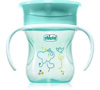 Chicco 360 Perfect X 12m+ tasse d’apprentissage avec supports Teal 200 ml