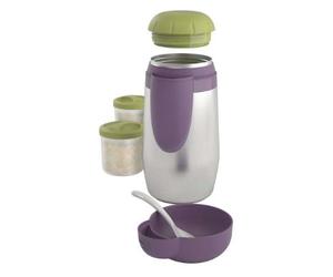 Chicco 60181000000 Pot Pour Bébé Alimentaire Vert Et Violet Vert