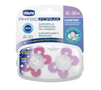 Chicco Physio Comfort Night 16-36 m tétine Stars/Bear 2 pcs