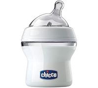 Chicco - 80711000000 - Biberon PP Natural Feeling 150 ml - Tétine Silicone Bout Incliné - Flux Normal - 0 Mois+