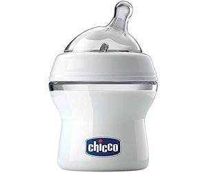 Chicco - 80711000000 - Biberon PP Natural Feeling 150 ml - Tétine Silicone Bout Incliné - Flux Normal - 0 Mois+