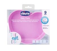Chicco-Assiette Coeur En Silicone Avec Ventouse - Rose - 9m+ Rose