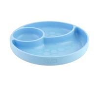 Chicco Assiette Ventouse Compartimentée en Silicone pour Bébé, Vaisselle Souple et Résistante, Compatible avec Lave-Vaisselle et Micro-Ondes - dès 12 Mois, Rose