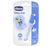Clip Chicco avec chaîne Happy Bee Blue
