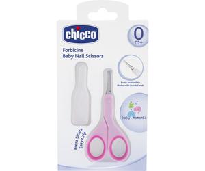 Chicco Baby Moments ciseaux à bouts ronds pour enfants 0m+ Pink 1 pcs