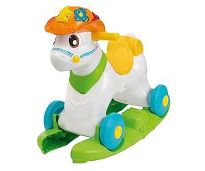 Chicco Baby Rodeo, Jeu à chevaucher, balançoire pour Enfants, 3 Boutons interactifs, Emballage en Plastique recyclé, 1 à 3 Ans, fabriqué en Italie