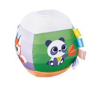 Chicco Balle Musicale électronique Douce, différents Tissus et étiquettes, Multicolore, avec Animaux, Musique et mélodies agréables,Jeu pour bébé