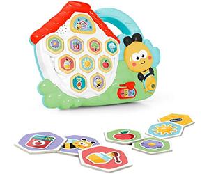 Chicco - Bébé Bee Découverte de la Ruche, Centre d'activité, Électronique, 3 Modes de Jeu, Jeu Auto Correctif, 2-5 Ans, 0001068400000