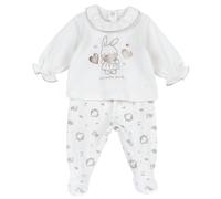 Chicco Bébé Fille Ensemble avec Brassière Croisée et Pantalon-Chaussettes en Coton Chaud et Doux 263