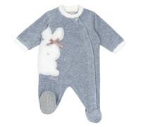 Chicco, Grenouillère Bébé Fille en Chenille Chaude et Douce, avec Ouverture Frontale Pratique, Idéale pour l'Hiver, Vêtements Bébé 0-24 Mois, Designed in Italy
