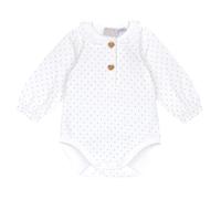 Chicco Bébé garçon Body à Manches Longues à Manches Longues en Coton Doux avec Ouverture Frontale FW25 253