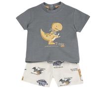 Chicco, Ensemble Bébé avec T-shirt et Shorts en Tissu Doux, Vêtements Enfant, Designed in Italy