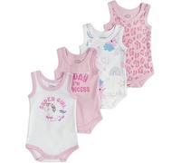 Chicco Bébé garçon Lot de 4 Bodies Sans Manches
