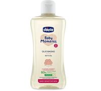 Chicco Bébé Moments Huile Bain pour Peaux Sensibles 0+ Mois Pack De 200 ML