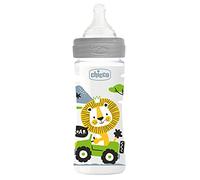 Chicco Biberon Bien-Être Tétine Silicone Flux Moyen Neutre 2+ Mois 250 ml 1 Unité