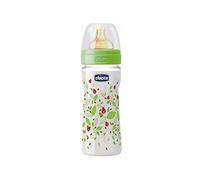 CHICCO Biberon Well-Being Verde 250ML Latex Flujo Medio