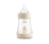 Chicco Biberons Anticoliques avec tétine en Silicone, Beige, 1 unité (paquet de 1)