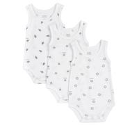 Chicco, Body Bébé Garçon et Fille, Ensemble de 2 Bodies Sans Manches, en Coton Doux, avec Ouverture Pratique, Vêtements Nouveau-né, Idées Cadeau Naissance, Designed in Italy
