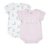 Chicco, Body en coton à manches courtes, Bébé fille, Rose, 2 ans