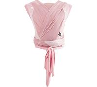 Chicco Boppy ComfyHug Fular Porte-bébé ergonomique pour nouveau-né de 2,5 kg, facile à utiliser et confortable, orienté vers les parents, harnais réglable, support tête et cou Rose