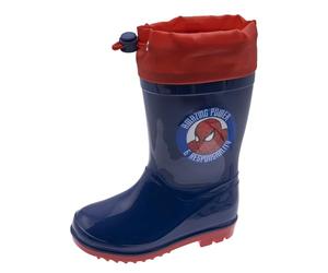 Chicco, Bottes Pluie Enfant, Bottines Garçon, avec Sympathique Imprimé de Spider Man, Confortables, Légères et Flexibles, Chaussures Enfant et Garçon, Conçu en Italie