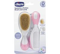 Chicco 00006569100000 brosse à cheveux et peigne Peigne pour cheveux Rose, Blanc 2 pièce(s)