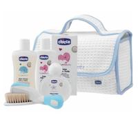 Chicco Cadeau Bain-Crème-Cologne-Beauté Bleu Fabriqué En Italie