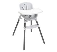 Chicco, Chaise Haute Évolutive, Polly Zest pour Bébés de 6 Mois à 40 kg, Chaise Haute avec Siège lavable, Harnais 5 Points et Plateau Amovible, Pliage Compact, Légère et Peu encombrante