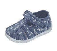 Chicco Mixte Enfant Chaussons Maison et École À Scratch, Bleu (5), 20 EU
