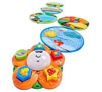 Chicco Chemin d'Expériences Sensorielles; Tapis de Jeu Bébé Electronique et Trieur de Formes avec 5 Tapis Souples et une Fleur avec Sons et Lumières - Jouets pour Bébés et Enfants de 9 Mois et Plus