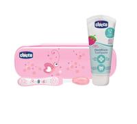 Chicco Chic Set Cuidado Oral Fluor 6-36M Rosa