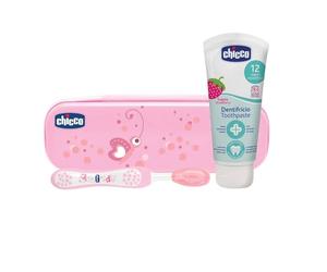 Chicco Chic Set Cuidado Oral Fluor 6-36M Rosa