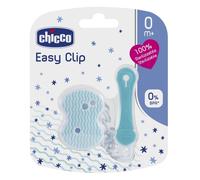 Chicco Clip Sauve Sucette Avec Chaîne Couleur Bleue