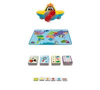 Chicco Cody Avion d'aventure Jeu éducatif Edu4You avec tapis de jeu Apprenez à programmer et à coder avec un tapis pour enfant surdimensionné 110 x 80 cm Jouet pour enfants de 2 à 6 ans