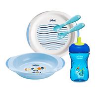 Chicco Set Complet Repas Bleu 12m+