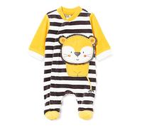 Chicco Combinaison en Chenille avec Ouverture Frontale (206), Nero Multicolore Giallo, 50 cm Mixte bébé